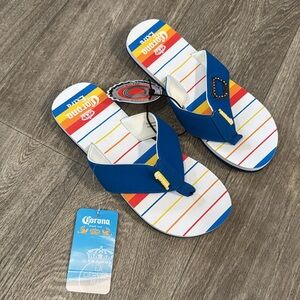 NWT Corona flip flops women’s sz L 9/10